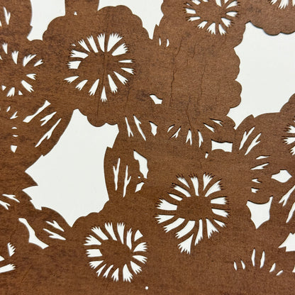 "Heavenly Blooms" Vintage Katagami Stencil