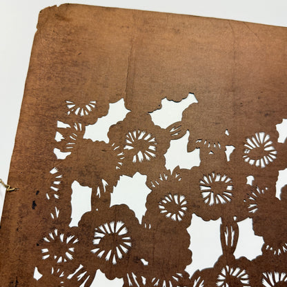 "Heavenly Blooms" Vintage Katagami Stencil