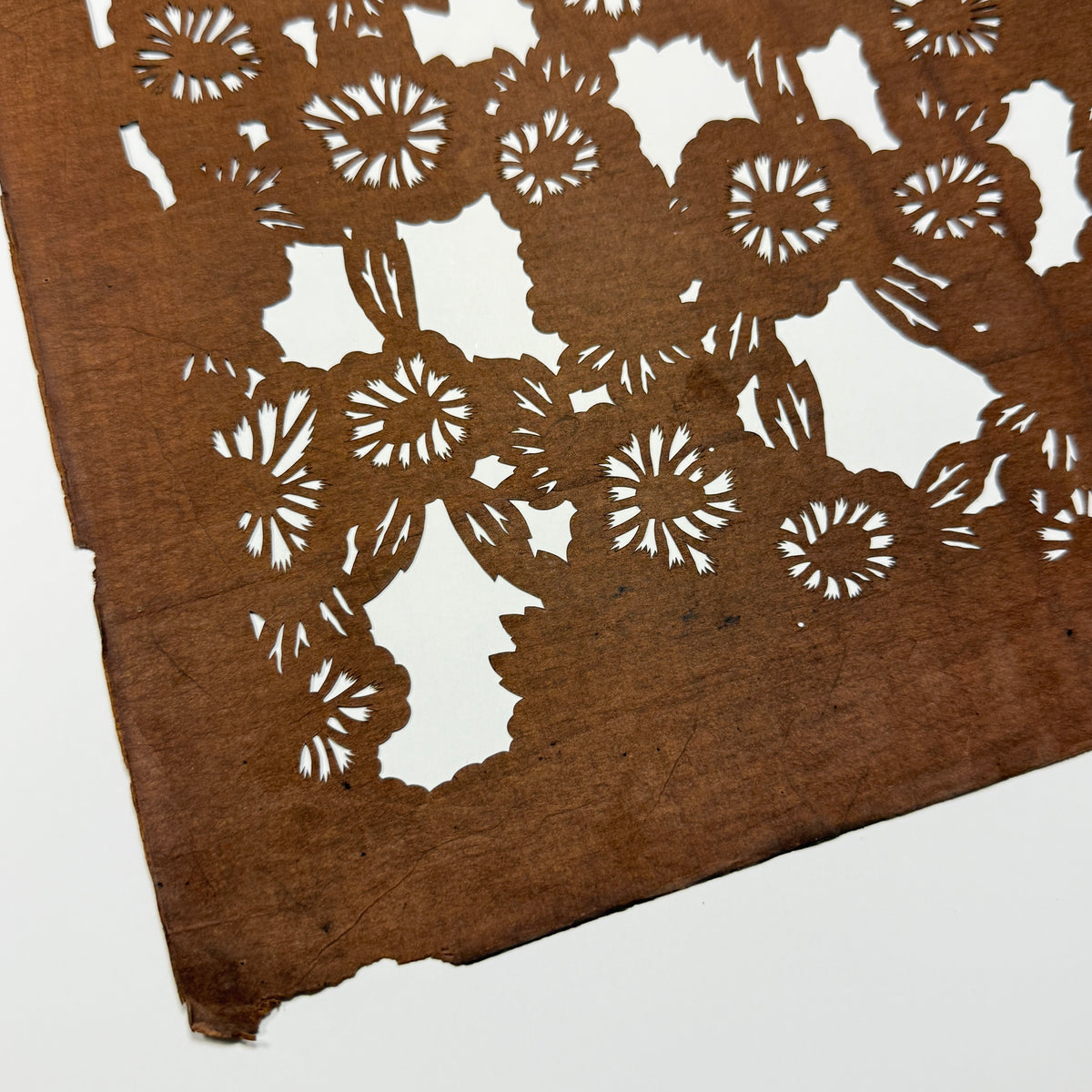 "Heavenly Blooms" Vintage Katagami Stencil