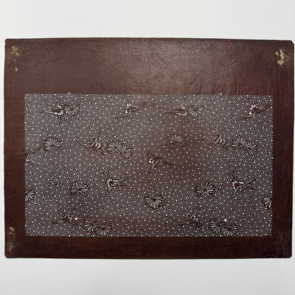 "Snowfall Cranes" Vintage Katagami Stencil