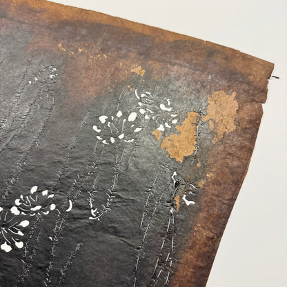 "Falling Petals" Vintage Katagami Stencil