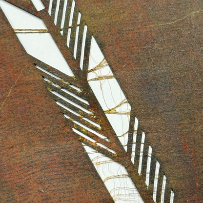 "On Target" Vintage Katagami Stencil