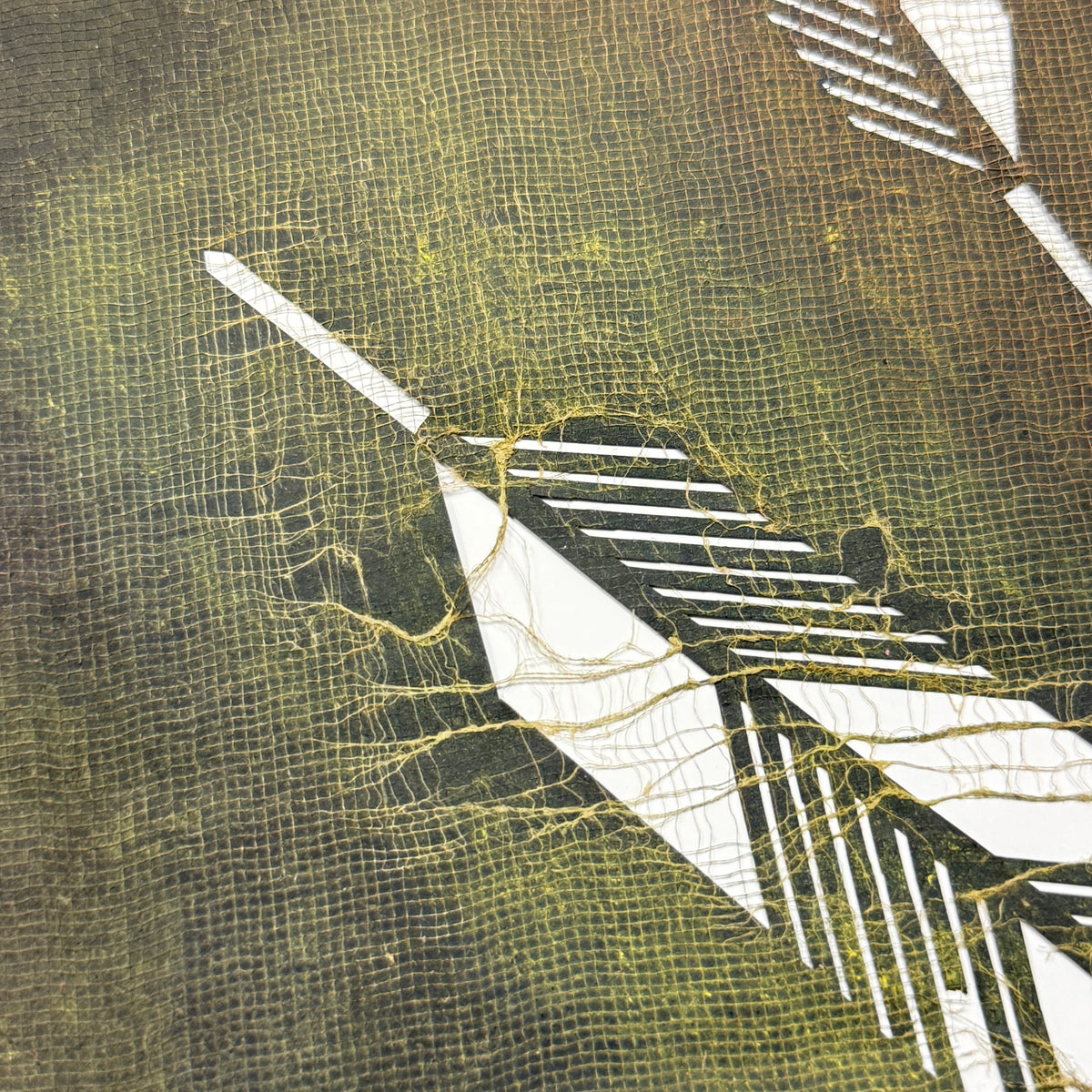 "On Target" Vintage Katagami Stencil