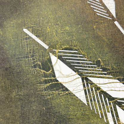 "On Target" Vintage Katagami Stencil