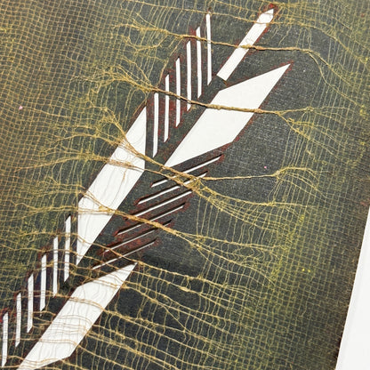 "On Target" Vintage Katagami Stencil