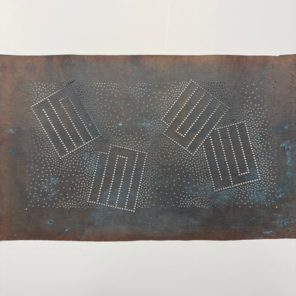 "Fragrant Paths" Vintage Katagami Stencil