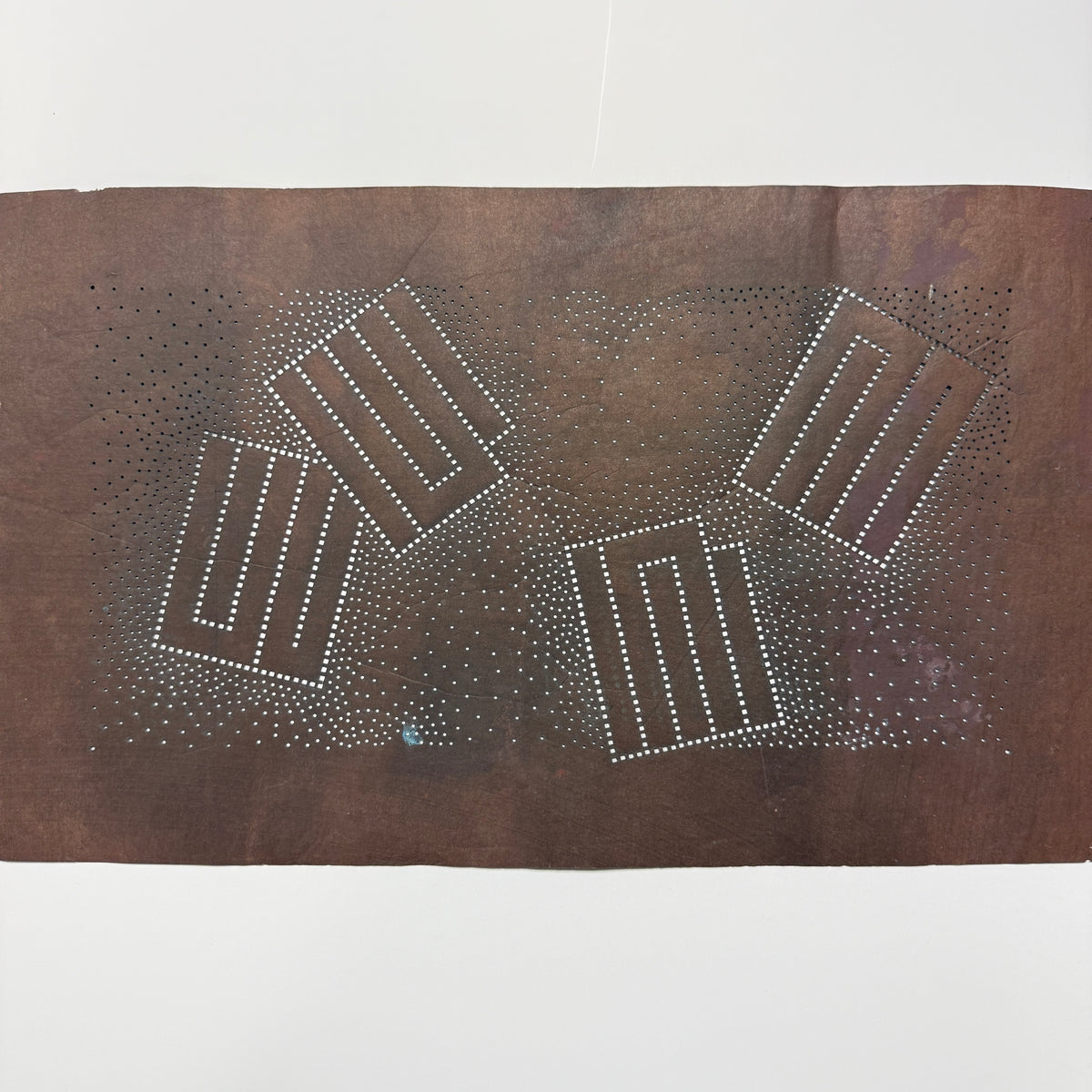 "Fragrant Paths" Vintage Katagami Stencil