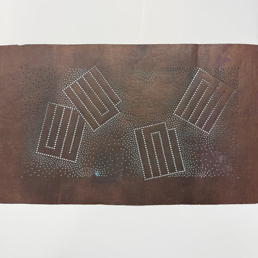 "Fragrant Paths" Vintage Katagami Stencil