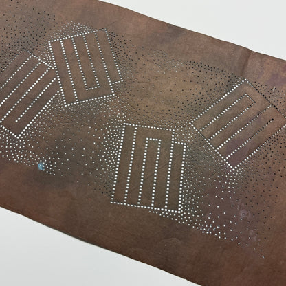 "Fragrant Paths" Vintage Katagami Stencil