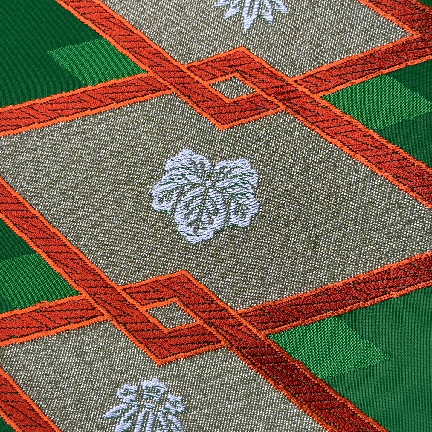 "Paulownia Diamonds" Vintage Obi BOLT