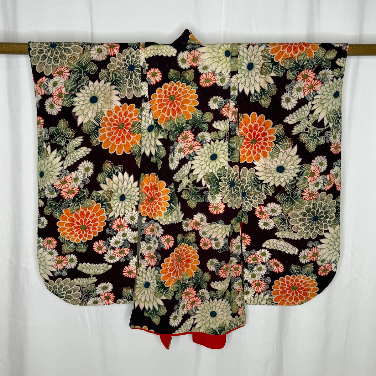 "Mum's the Word" Antique Girl's Kimono