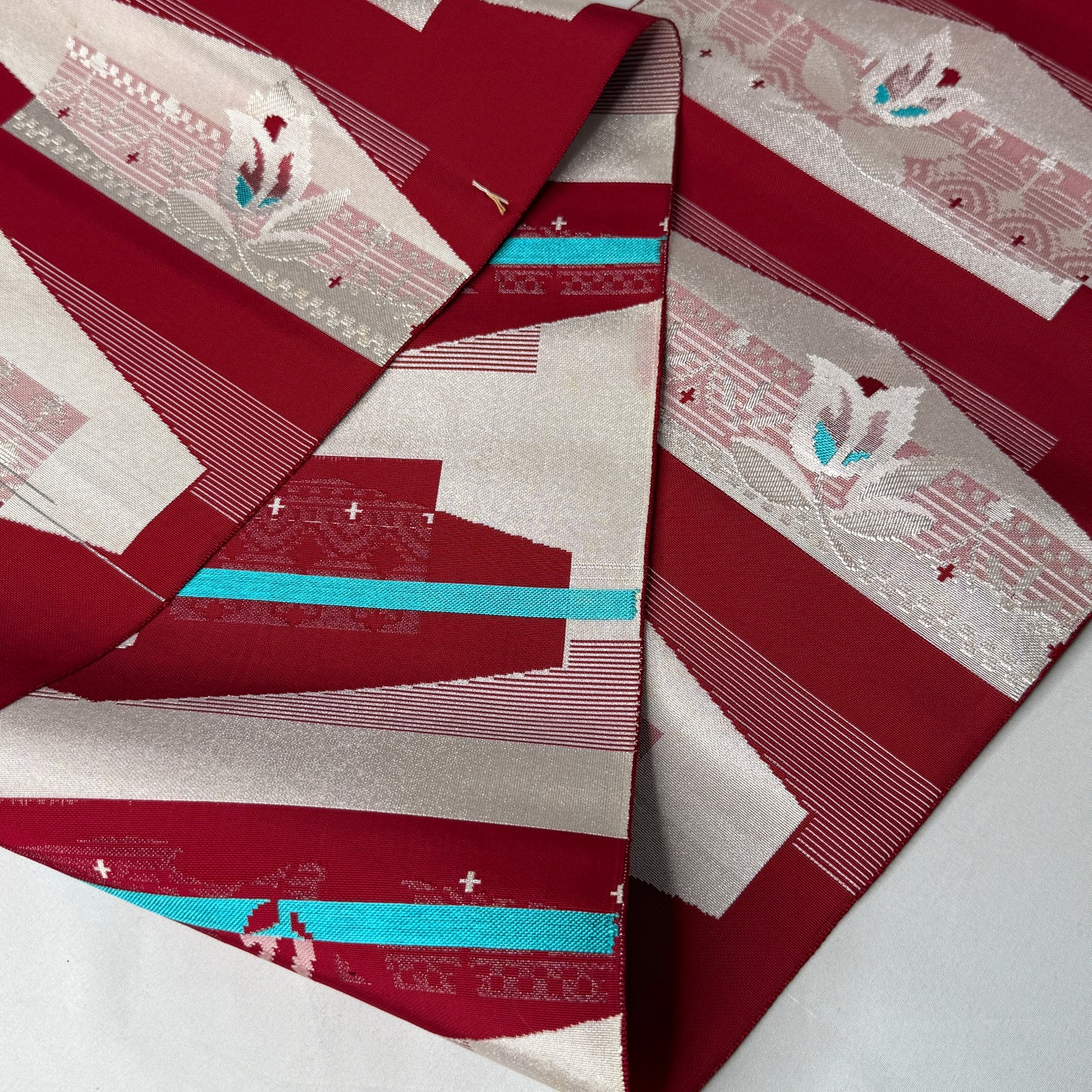 "Frosted Blossoms" Vintage Obi BOLT