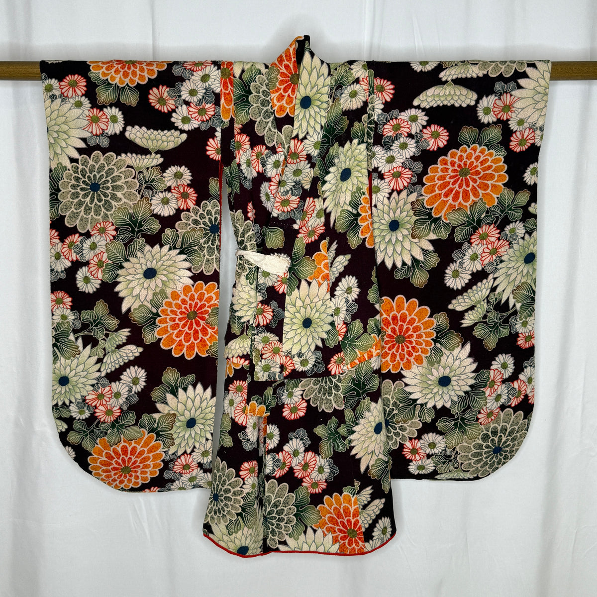"Mum's the Word" Antique Girl's Kimono