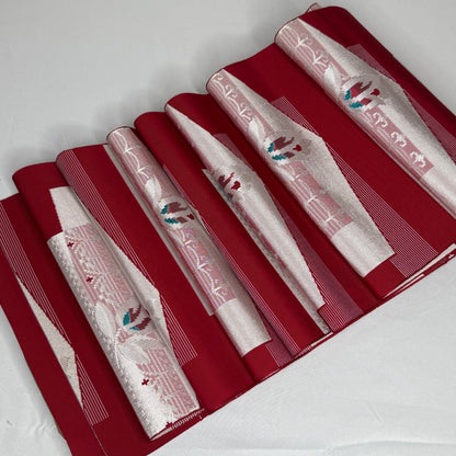 "Frosted Blossoms" Vintage Obi BOLT