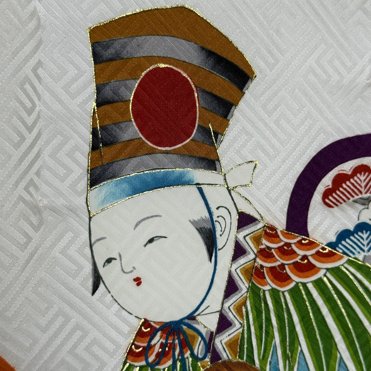 "Festival Friends" Vintage Boy's Kimono Vest Set