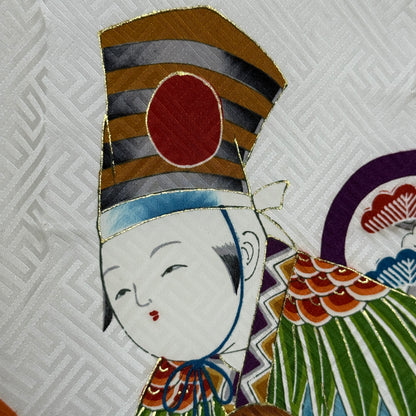 "Festival Friends" Vintage Boy's Kimono Vest Set