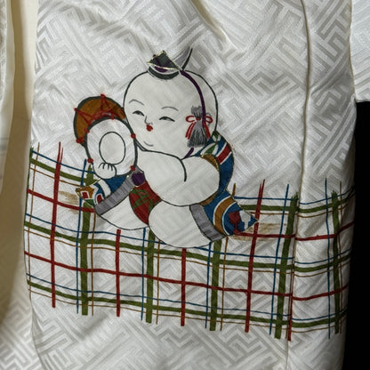"Festival Friends" Vintage Boy's Kimono Vest Set