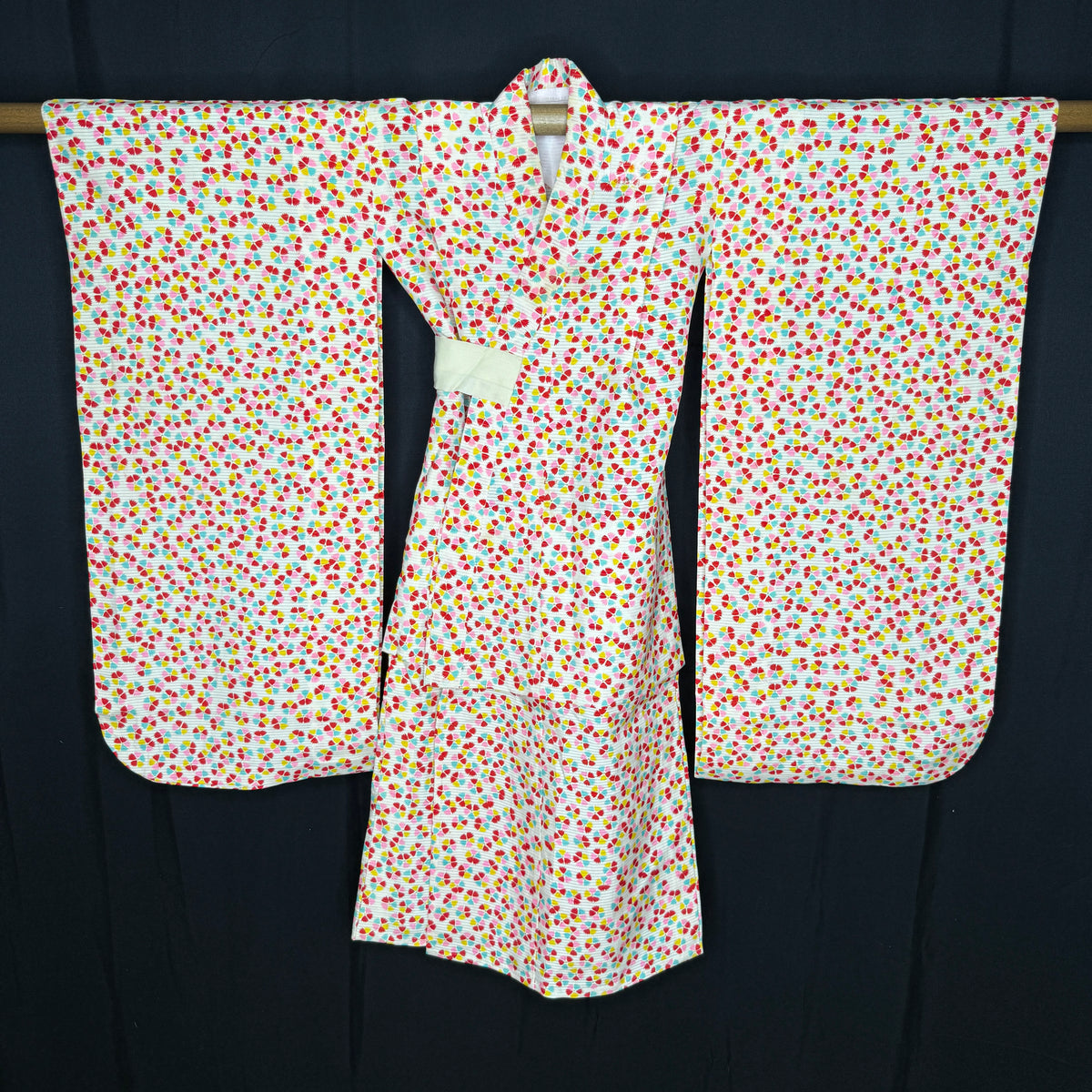 "Petal Confetti" Vintage Girl's Kimono