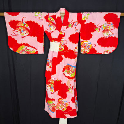 "Dream Catcher" Vintage Girl's Kimono