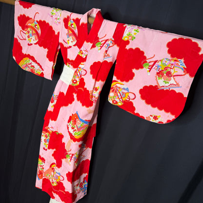 "Dream Catcher" Vintage Girl's Kimono