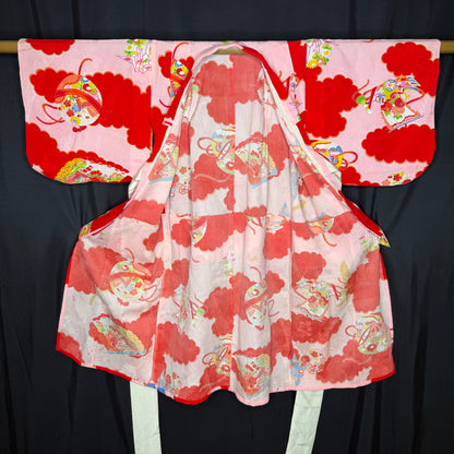 "Dream Catcher" Vintage Girl's Kimono