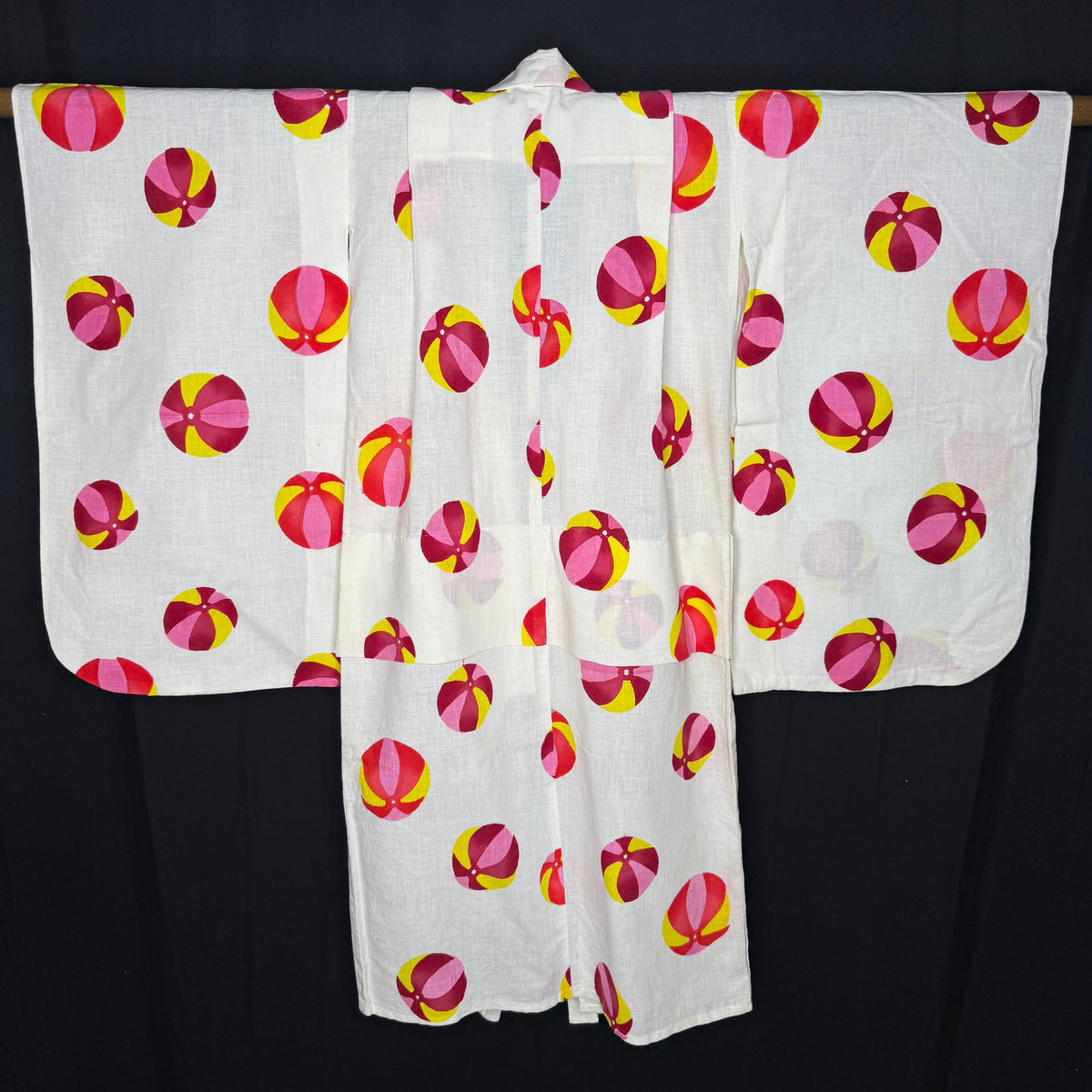 "Summer Bounce" Vintage Child's Yukata Kimono