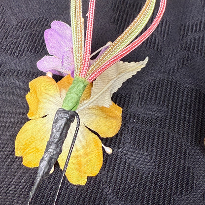 "Hikari no Hana" Vintage Kanzashi Hair Pins