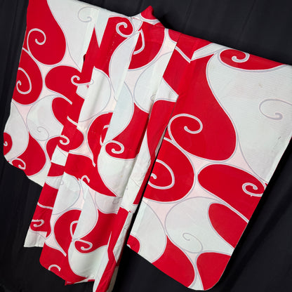 "Cherry Twist" Vintage Girl's Kimono