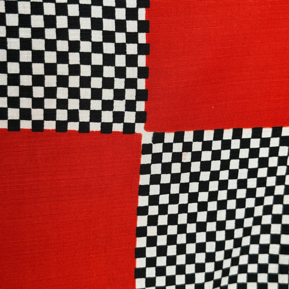"Checkerboard Chic" Vintage Girl's Kimono