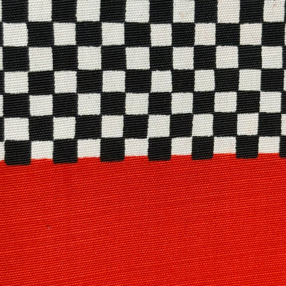 "Checkerboard Chic" Vintage Girl's Kimono