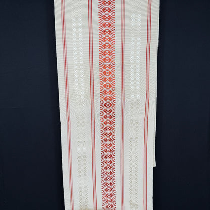 "Hakata - Red on White" Vintage Obi BOLT
