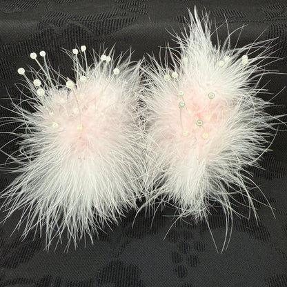 "Blushing Cloud" Vintage Kanzashi Hair Pins
