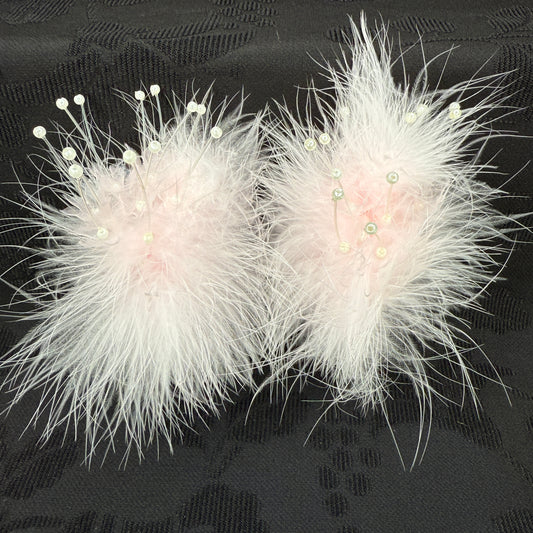 "Blushing Cloud" Vintage Kanzashi Hair Pins