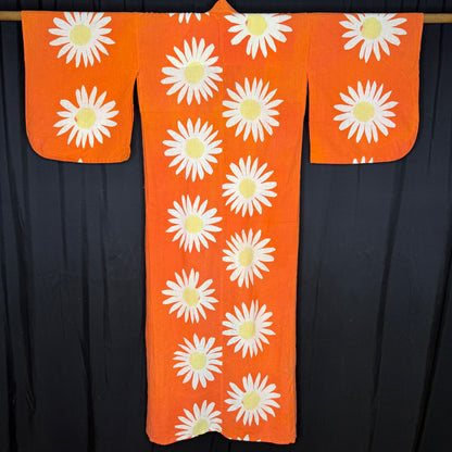 "Sunny Side" Vintage Teen Girl's Yukata Kimono