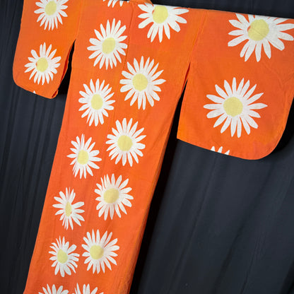 "Sunny Side" Vintage Teen Girl's Yukata Kimono
