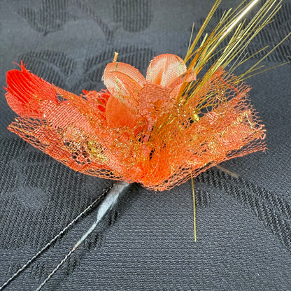 "Autumn Spiral" Vintage Kanzashi Hair Pin