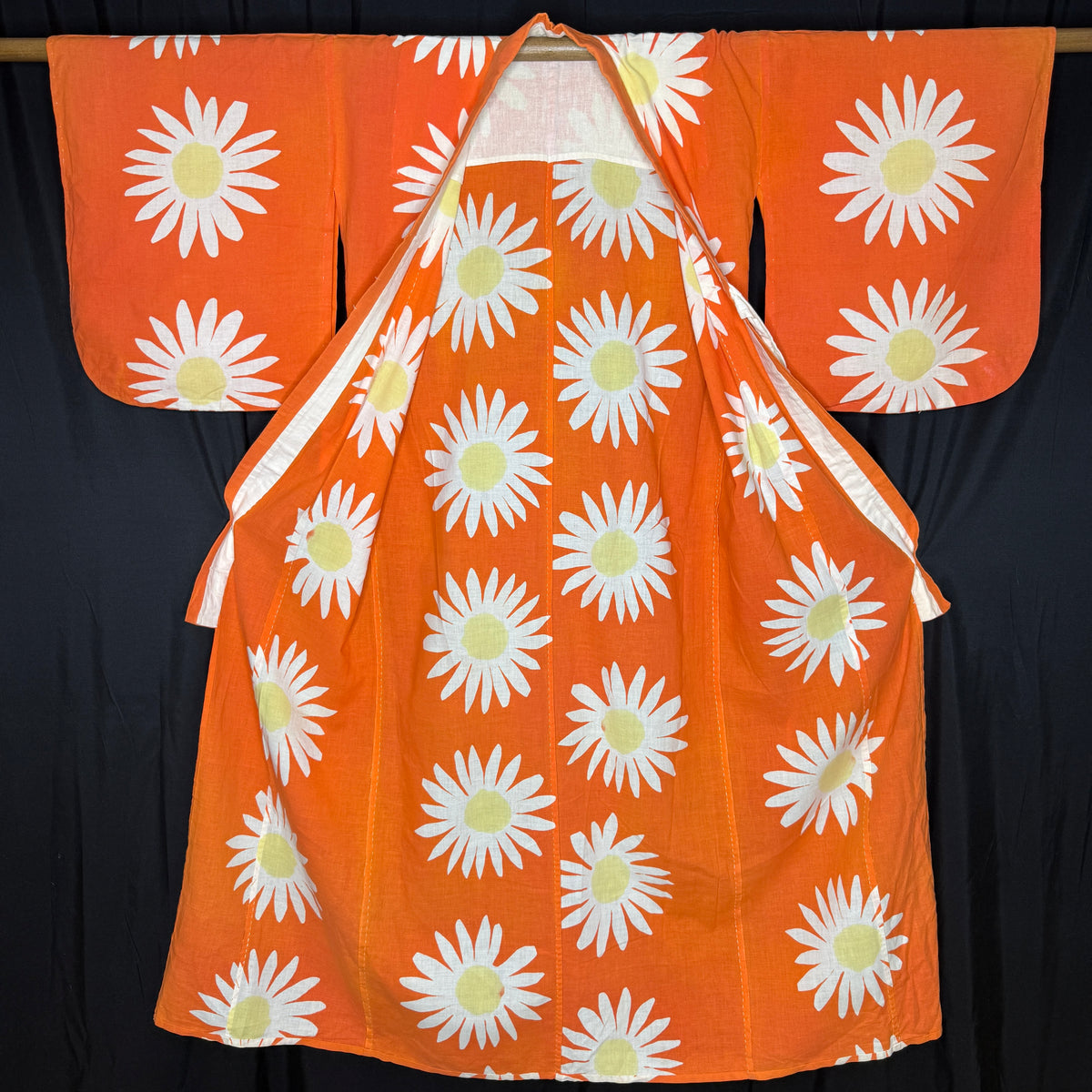 "Sunny Side" Vintage Teen Girl's Yukata Kimono