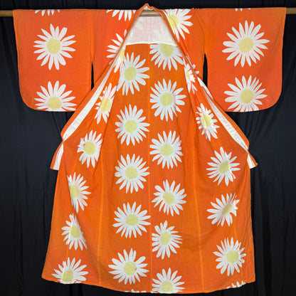 "Sunny Side" Vintage Teen Girl's Yukata Kimono