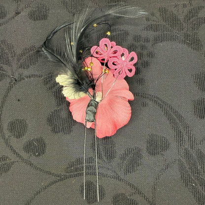 "Luna Rouge" Vintage Kanzashi Hair Pin