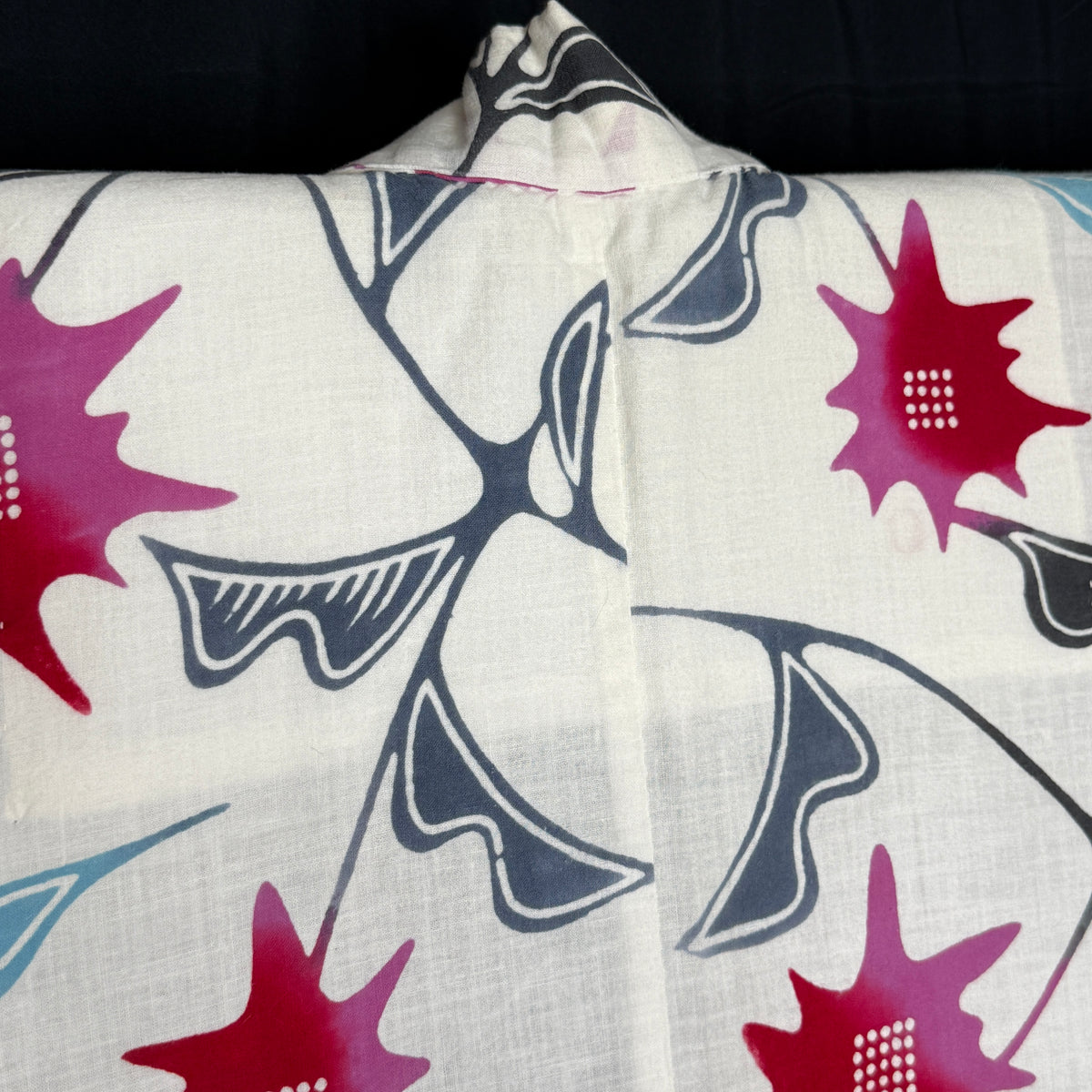 "Starburst Flowers" Vintage Teen Girl's Yukata Kimono