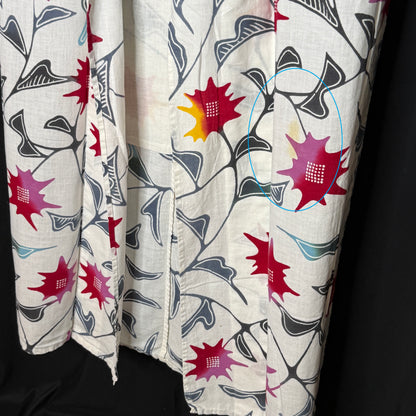 "Starburst Flowers" Vintage Teen Girl's Yukata Kimono