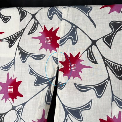 "Starburst Flowers" Vintage Teen Girl's Yukata Kimono