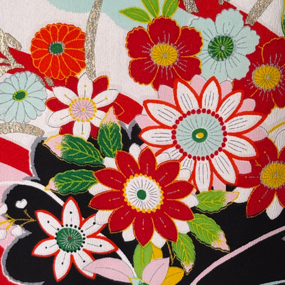 "Garden Gala" Vintage Teen Girl's Kimono