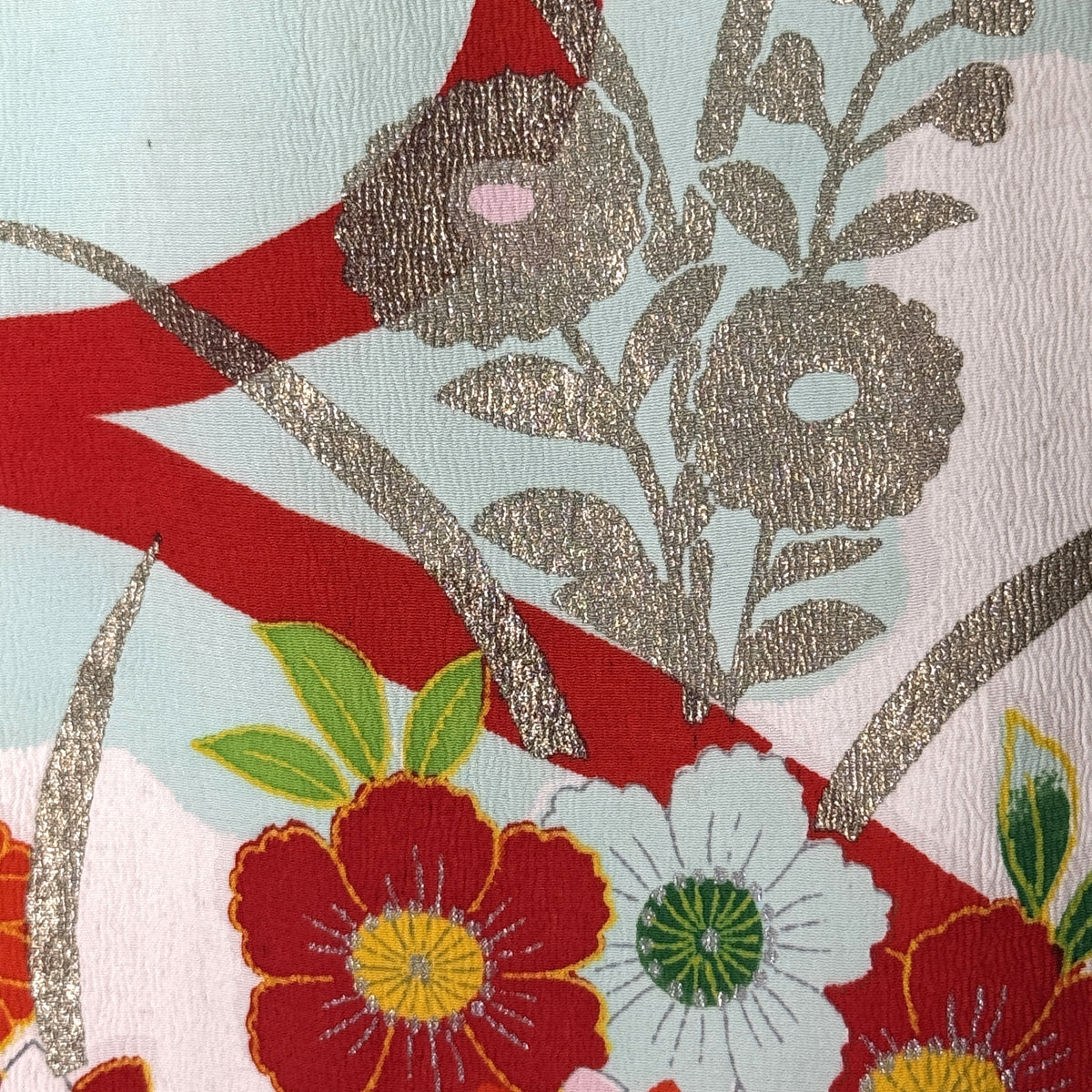 "Garden Gala" Vintage Teen Girl's Kimono