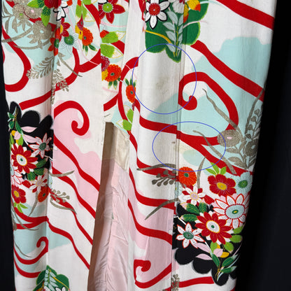 "Garden Gala" Vintage Teen Girl's Kimono