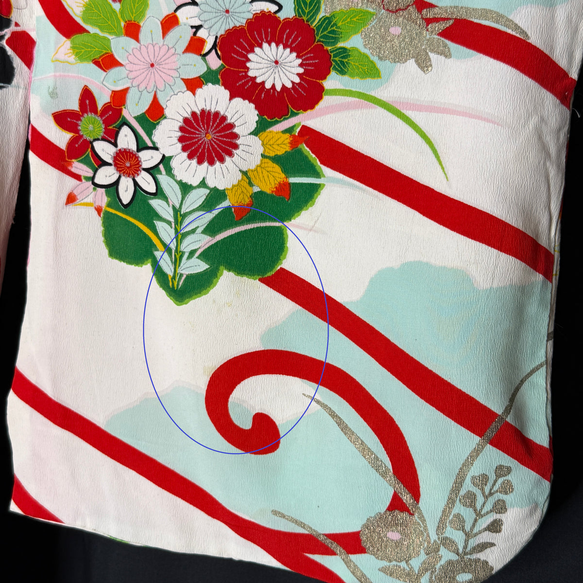 "Garden Gala" Vintage Teen Girl's Kimono