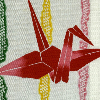 "Rainbow Flight" Vintage Girl's Yukata Kimono