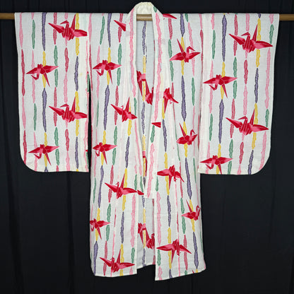 "Rainbow Flight" Vintage Girl's Yukata Kimono