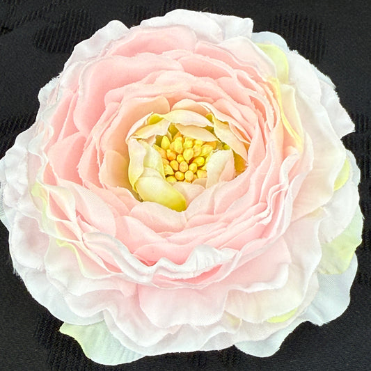 "Layered Peony" Vintage Kanzashi Hair Clip