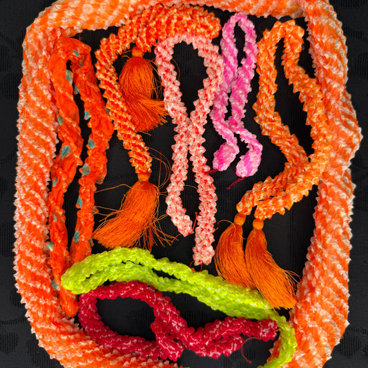 "Kanoko Shibori" Vintage Kanzashi Hair Ties